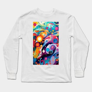 Abstract Bubbles Long Sleeve T-Shirt